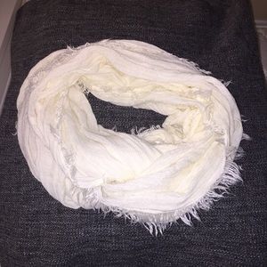White infinity scarf
